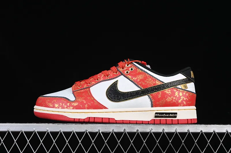 All categories Nk SB Dunk Series Nk SB Dunk Low Low-top sneakers Nk SB Dunk Low Chinese New Year Festive Red Anniversary high-end customization Low-top casual sneakers RW1220-005